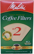 Dachshund Ceramic Coffee Pour Over or Dripper with Full Box of 40 Melitta Brown Size #2 Filters