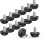 M8 Adjustable Furniture Leg, 304 Stainless Steel Furniture Feet, 8mm x 1.25 by Unknown