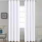 Yakamok Room Darkening Curtains 52x96 inch Length Pure White-Living Room | 2 by Yakamok