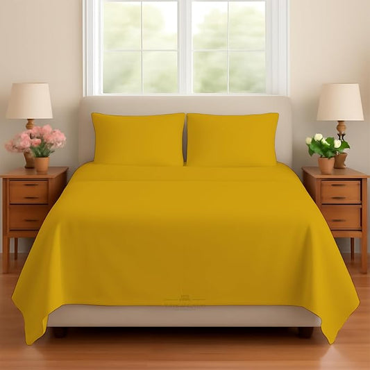 Sleeper Sofa Bed Sheet, 100% Cotton 400 Thread Count, 4 Piece Set, Deep Pocket by BeyondWhatYouSee