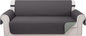Reversible 4 Seater Sofa Cover 91" Large, Dark Grey | Couch Cover Furniture by LuxshareHome