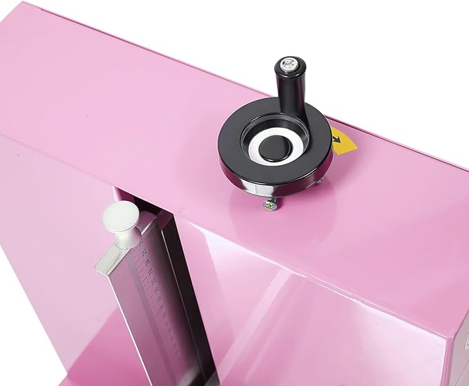 Cake Decorating Machine, Automatic Cake Cream Spreading Machine 200W for 4-12" Cakes, Cake Frosting Machine, 60-320rpm Rotating Speed, Turntable with Adjustable Scraper, LCD Display (Pink)