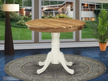 East West Furniture AMT-NLW-TP Antique Dining Table - Image 2