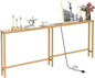 VASMIA 70.9 Inch Narrow Console Table by VASMIA