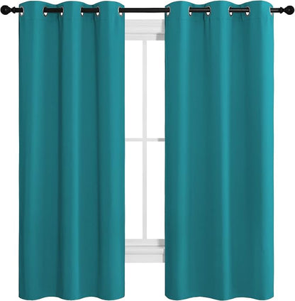 NICETOWN Room Darkening Curtains 68 inch Length 2 Panels, Thermal Insulated - Image 2
