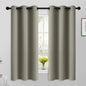 Yakamok Room Darkening Curtains 42x63 inch Length Taupe-Living Room | 2 panels by Yakamok