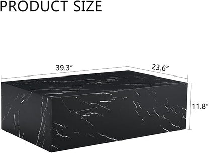 39.3'' Marble Coffee Table - Image 2