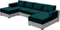 UNBBRRL 10 Pieces Stretch Sofa Cushion Covers by UNBBRRL