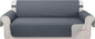 Reversible 4 Seater Sofa Cover 91" Large, Dark Blue | Couch Cover Furniture by LuxshareHome