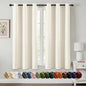 MIULEE Blackout Curtains for Bedroom 2 Panels 40 x 45 Inch Long Birch | Thermal by MIULEE