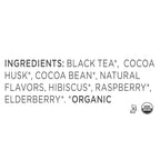 Tea Forte Raspberry Ganache Premium Organic Loose Leaf Caffeinated Black Tea Blend Canister, Makes 35-50 Cups