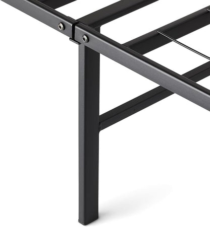 Amazon Basics Bed Frame with Storage, Foldable Metal Platform, Sturdy Steel - Image 4
