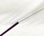 10 Pcs Stainless Steel Straws, Reusable Drinking Straws, 5 Straight + 5 Bent Metal Straws Set With 2 Pcs Cleaning Brushes (Purple, 10.5 Inch)