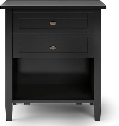 SIMPLIHOME Warm Shaker Bedside Table - Image 5