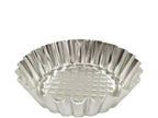 MYStar Set of 20, 3-3/4" Fluted Design Round Shape Non-stick Aluminum Tart Mold, Mini Pie Tin, Tartlet Pan
