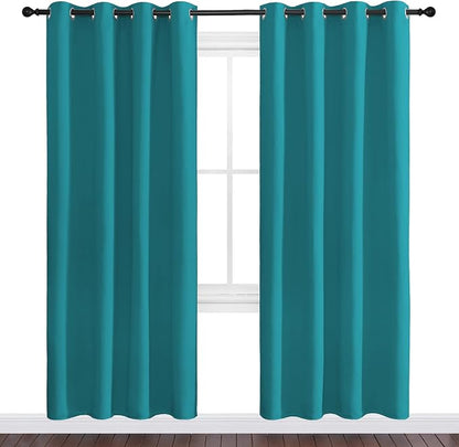 NICETOWN Room Darkening Curtains 78 inch Length 2 Panels, Thermal Insulated - Image 2