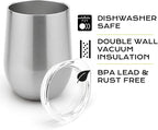 BALIBETOV 5 pcs large Yerba Mate Cup and Bombilla Kit, Includes one 12 oz Yerba Mate Gourd with Lid, Two Bombillas Mate Straw and one cleaning brush | Stainless steel | Double Walled