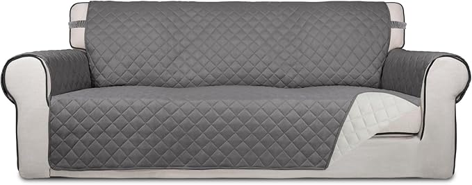 PureFit Reversible Quilted Sofa Cover Dog Couch Covers by PureFit