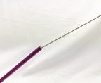 10 Pcs Stainless Steel Straws, Reusable Drinking Straws, Straight Metal Straw Sets with 2 Pcs Cleaning Brushes (10.5 Inch, Rose Red)