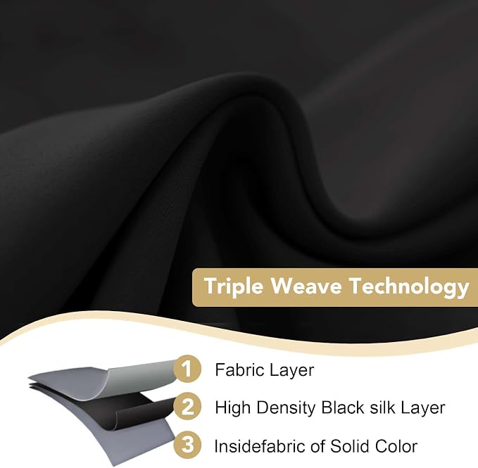 H.VERSAILTEX 100% Blackout Curtains - Image 4