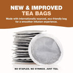 HANDPICK, Valerian Root Tea Bags (Valeriana) 50 Count | Non-GMO, Caffeine Free, Real Ingredients | Earthy/Woody Herbal Tea Bags | Round Eco-conscious Teabags
