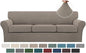 Turquoize 4 Piece Sofa Covers for 3 Cushion Couch Sofa Slipcover Soft Couch by Turquoize