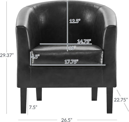 BELLEZE Accent Barrel Chair - Image 3