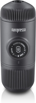 WACACO Nanopresso Portable Espresso Maker,Upgraded Version of Minipresso, 18 Bar Pressure Ground Coffee, Small Travel Coffee Maker, Manually Operated, Perfect for Trips and Camping Outdoor