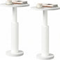 LAATOOREE Small Round Side Tables Set of 2, Drink Tables, Accent Coffee Tables by LAATOOREE