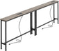 SUPERJARE 78.8 Inch Narrow Console Table by SUPERJARE