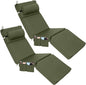 Wenqik 2 Pcs Outdoor Chaise Lounge Cushion by Wenqik