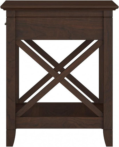 Bush Home End Table with Drawer, Nightstand with Storage, Living Room and - Image 9