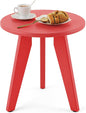 HDPS Outdoor Side Table, Small Round Side Table Weather-Resistant, Outdoor Side by HOMENJOY