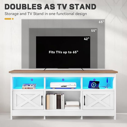 YITAHOME TV Stand for 65 Inch TVs, Entertainment Center - Image 6