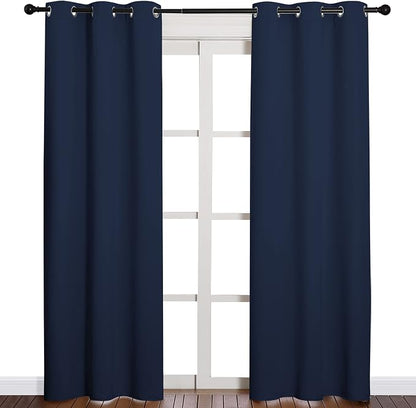 NICETOWN Window Treatment Energy Saving Thermal Insulated Solid Grommet - Image 2