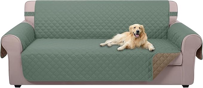 U-NICE HOME 4 Seater Sofa Cover 91''Large Couch Cover, Pet Friendly, Elastic by U-NICEHOME