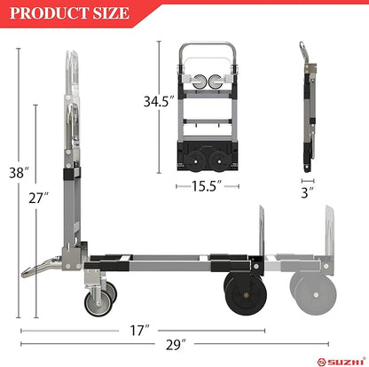 Suzhi Convertible Hand Truck Dolly Cart - Image 2