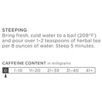 Tea Forte Serenity Premium Organic Loose Leaf Caffeine-Free Herbal Tea Blend Canister, Makes 35-50 Cups