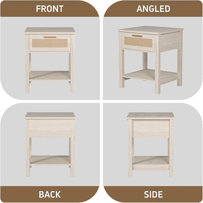 Set of 2 Nightstands, Modern End Table - Image 7