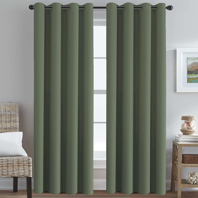 H.VERSAILTEX Blackout Window Treatment Curtains/Panels, Thermal Insulated Room by HVERSAILTEX