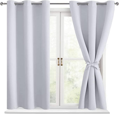 Blackout Curtains for Bedroom, 2 Panels, Window Curtains for Living Room by Hiasan