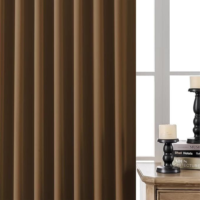 Joydeco 90 Inch Curtains for Bedroom, Thermal Insulated Black Out Curtains 2 - Image 6