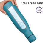 BJPKPK Insulated Water Bottle 12oz Small Stainless Steel Water Bottles Reusable Metal Thermos Keep Cold and Hot,Laguna