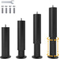Adjustable 8-12 inch Bed Legs Metal Replacement Heavy Duty Leg M8 M10 Thread by Yireehome
