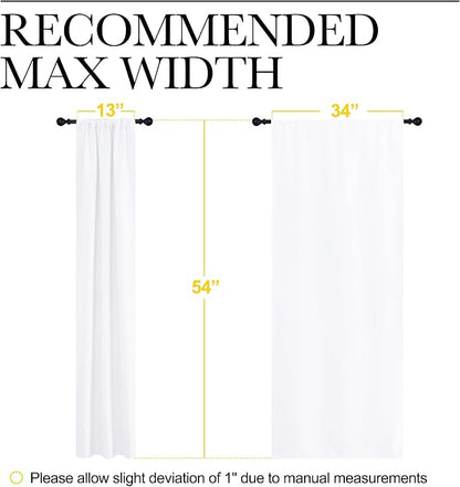 NICETOWN Kitchen Curtains, Short Home Decoration Curtains & Drapes, Small - Image 7