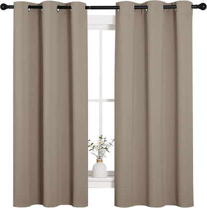 NICETOWN Sleek Blackout Curtains 63 inches Length - Image 2