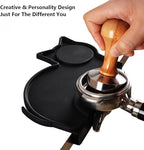 Coffee Tamper Mat Silicone Corner Tamping Mat (Coffee Cat)