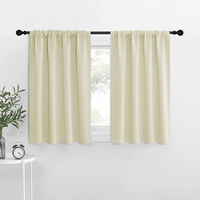 NICETOWN RV Blackout Curtains for Camper Windows, Kitchen Curtains, Short by NICETOWN