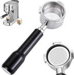 51mm Bottomless Portafilter Compatible for CASABREWS Espresso Machine CM5418, 3700 Series, Mr. Coffee Espresso and Cappuccino Machine, with Stainless Steel Double Shot Capacity Cup Filter Basket
