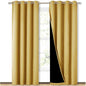 NICETOWN 100% Blackout Window Curtain Panels, Heat and Cold Blocking Drapes by NICETOWN